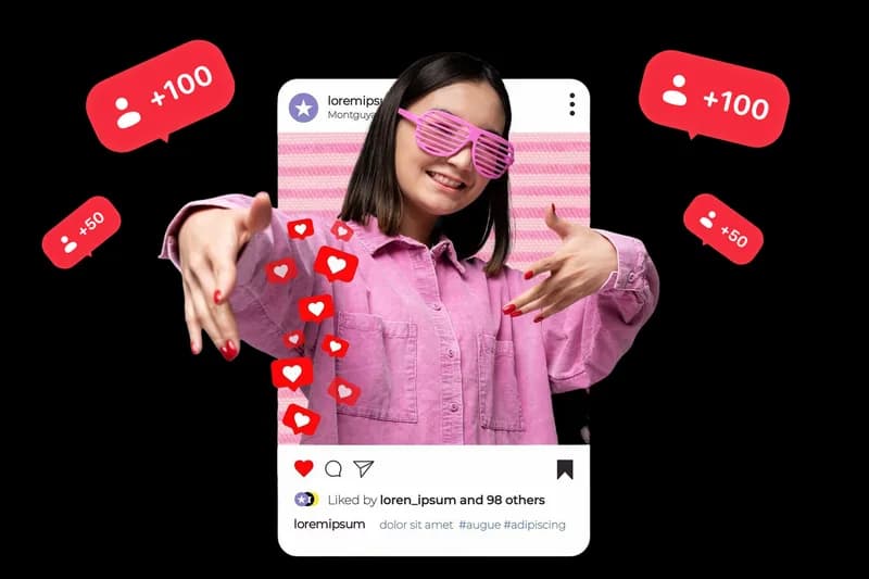 Creator celebrating a wave of new followers