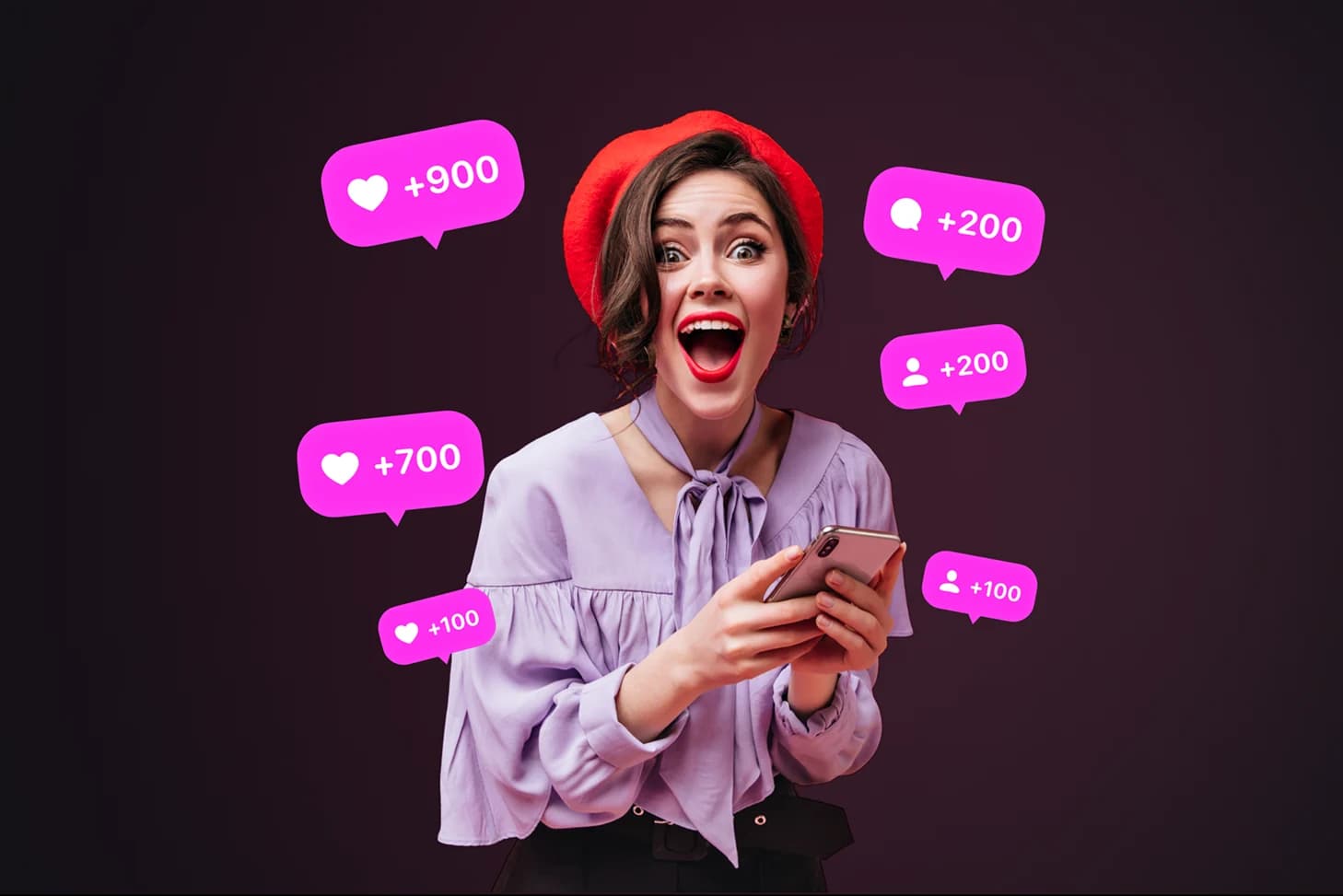 Instagram engagement growing around a happy customer